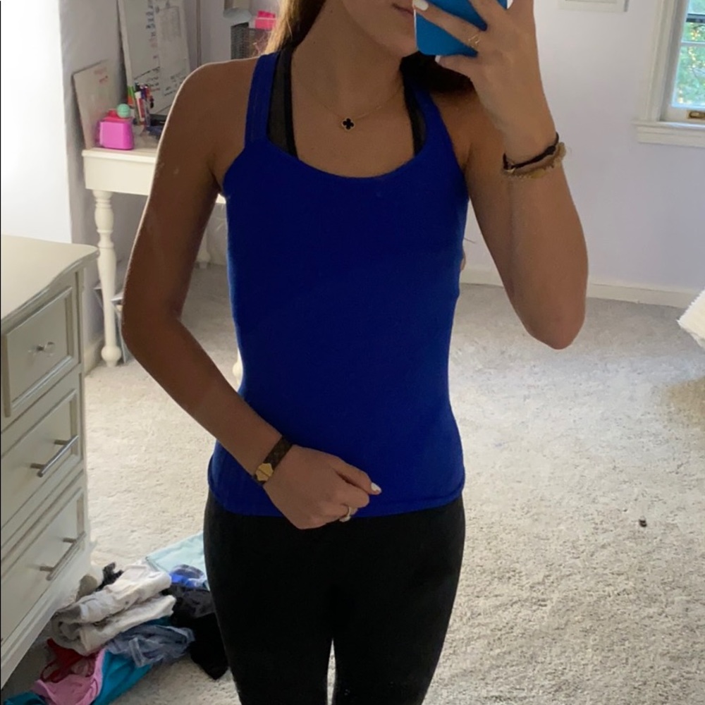 Royal blue tank top